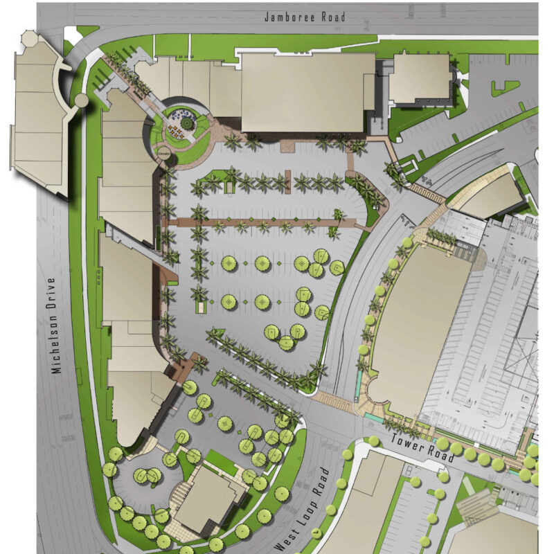 Park Place Irvine Retail Map
