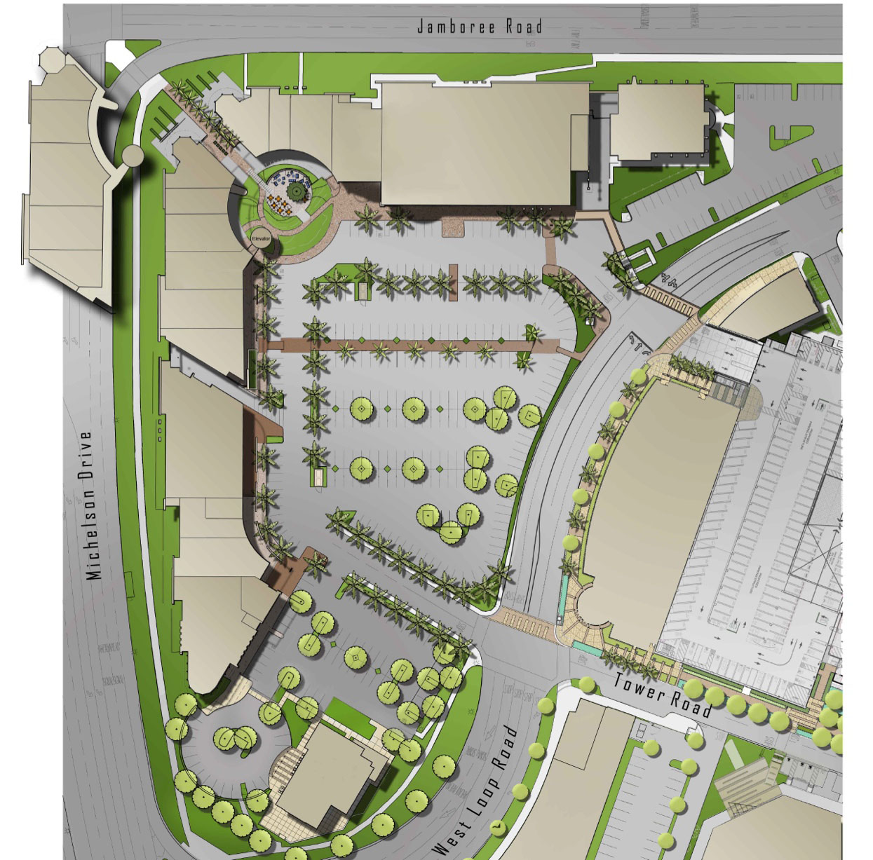 Park Place Irvine Retail Map